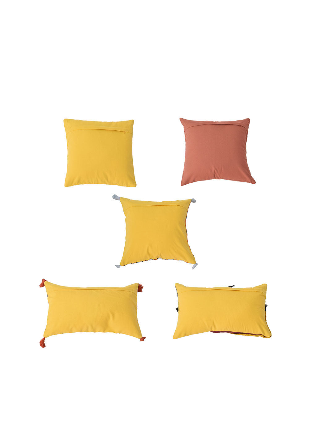 Set of 5 Chicago Square 40X40CM & Rectangle 30X50CM Cotton Cushion Covers