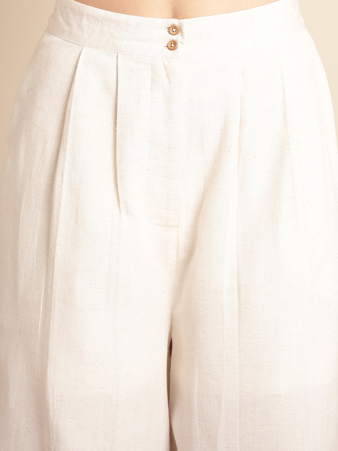 Beige Co-Ord Set With Trousers