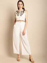 Beige Co-Ord Set With Trousers