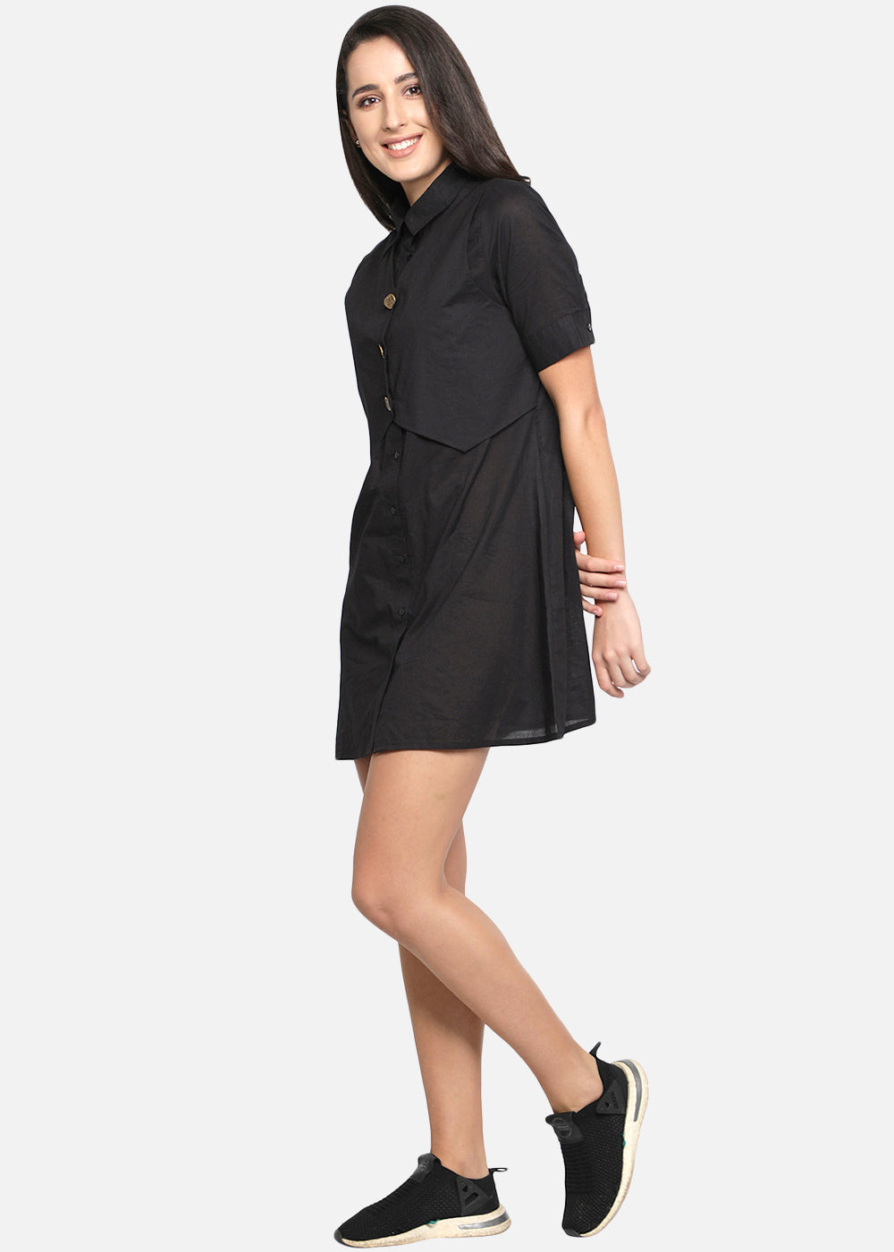 Black Waistcoat Dress