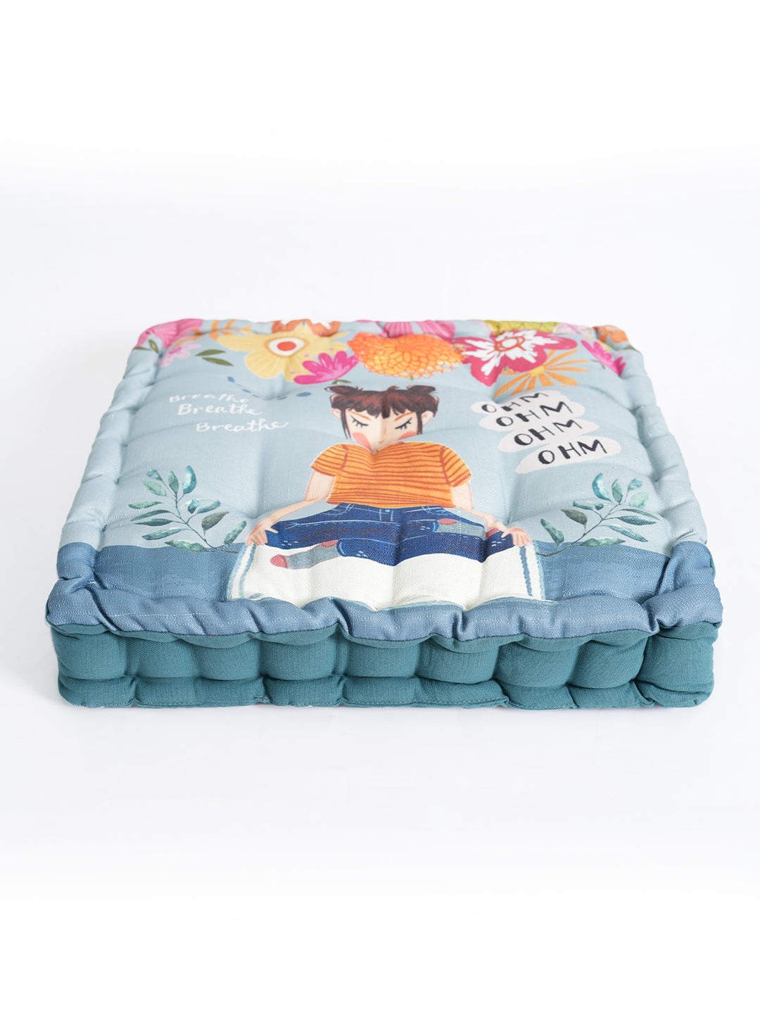 Meditate Digitally Printed Floor Cushion