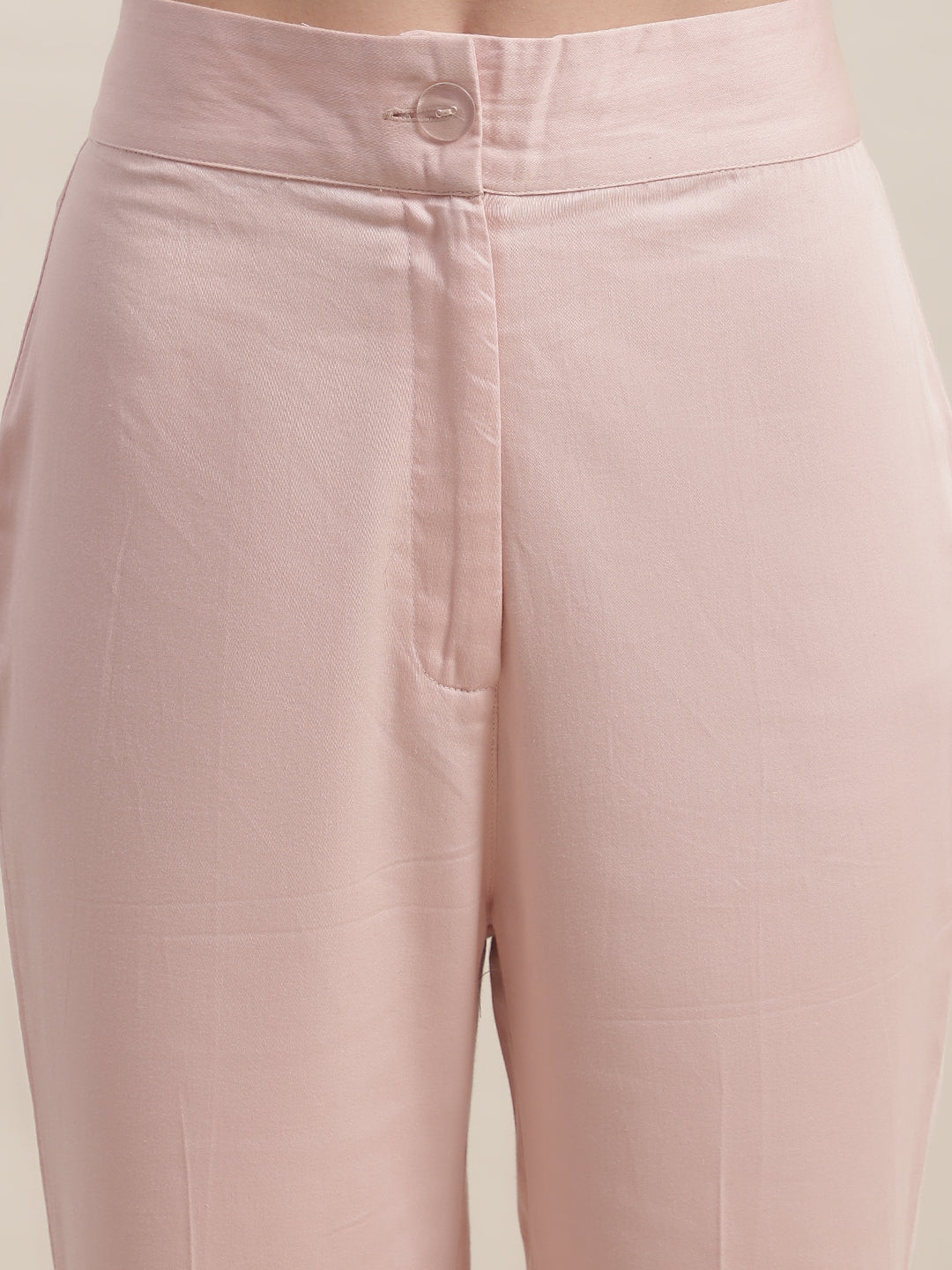 Blush Pink Embroidered Three Piece Co-Ord Set