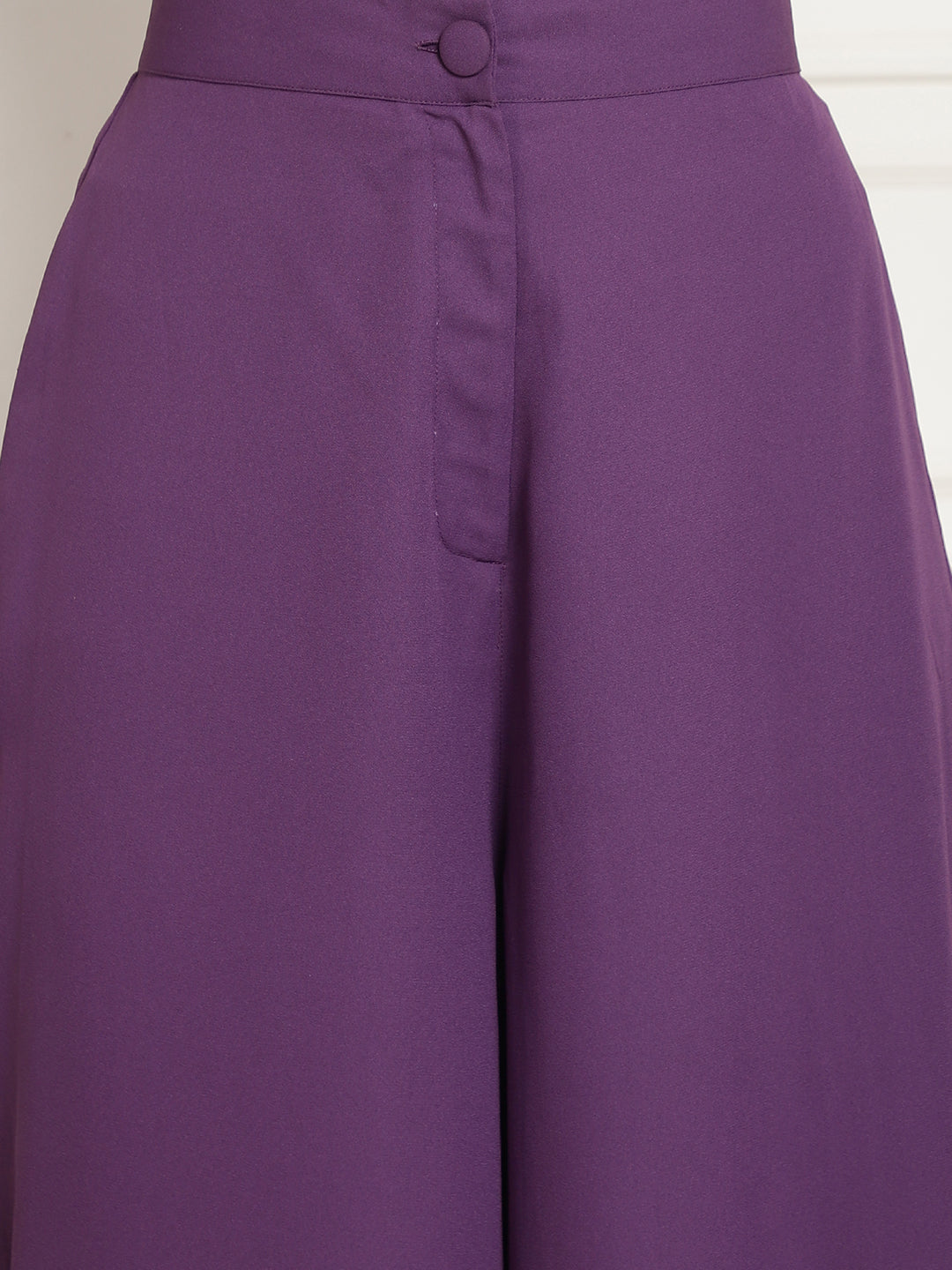 Bow Halter Neck Top In Organza With Trouser