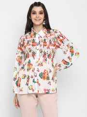 Bright Floral Top