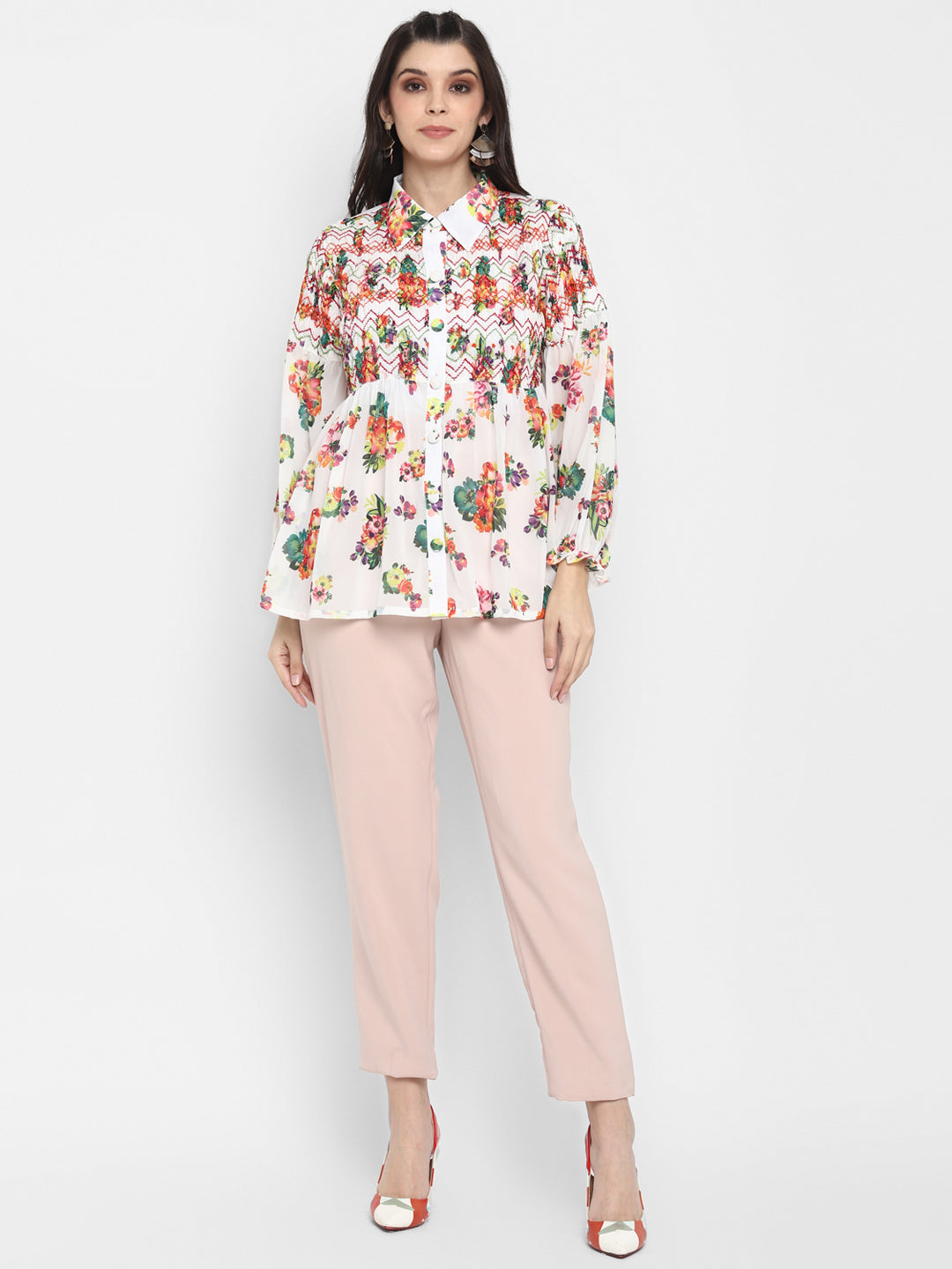 Bright Floral Top