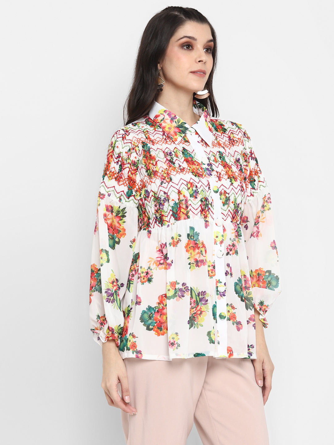 Bright Floral Top