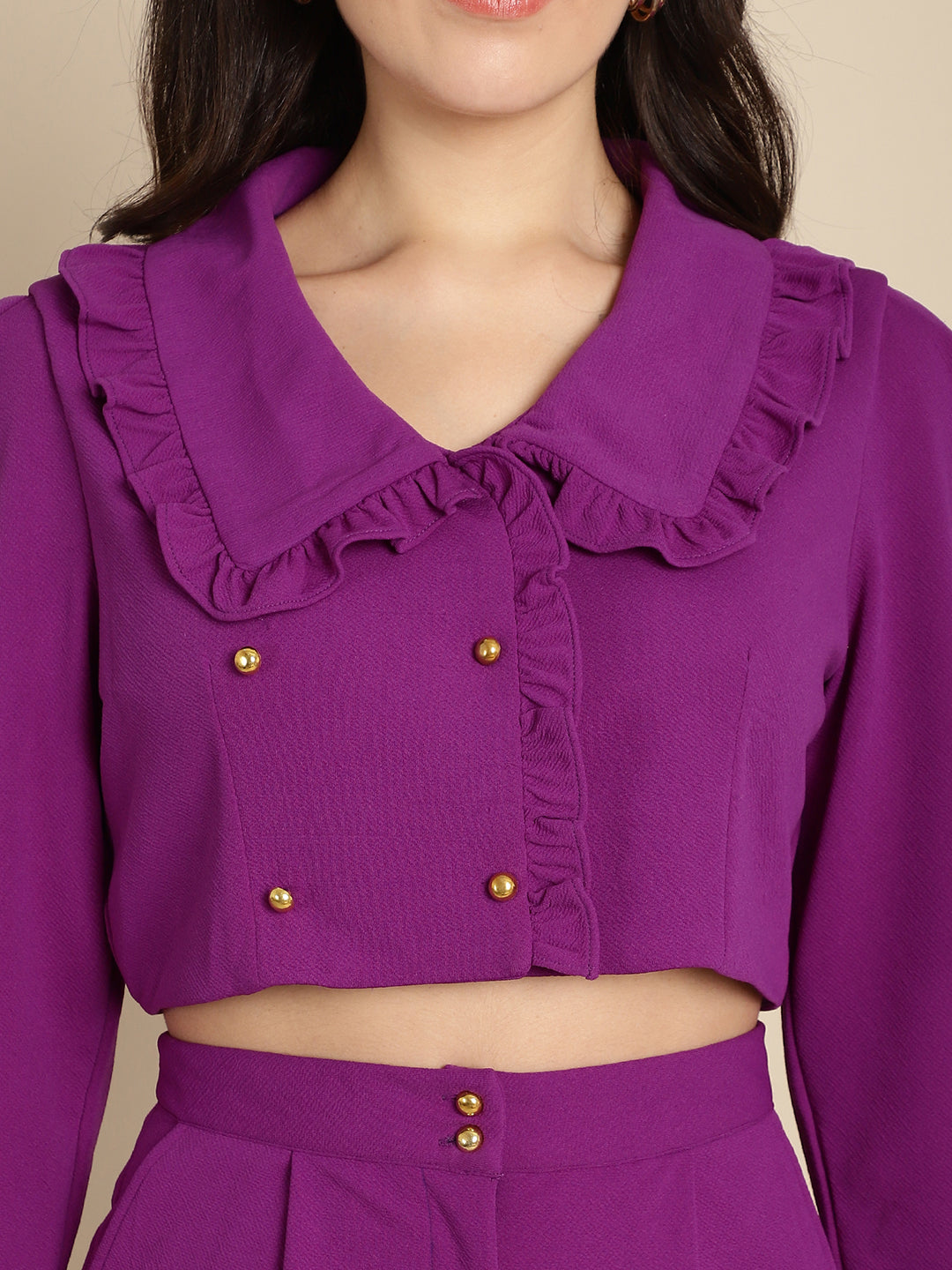 Crinkled Fabric Co-ord Sets