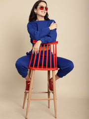 Cropped Sweatshirt With Cami and Jogger