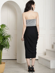 Cut - Out Dhoti Dress