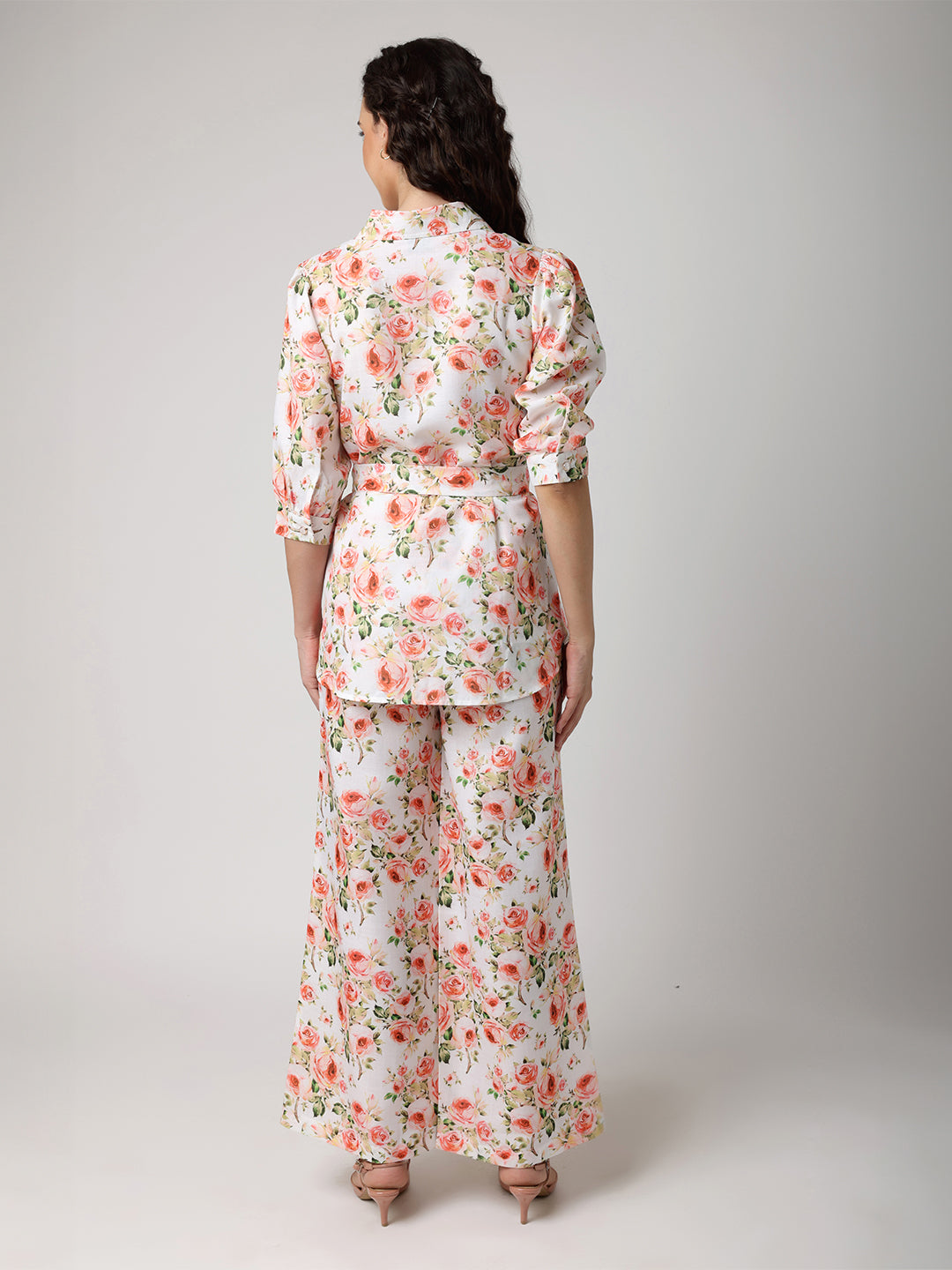 Floral Co-Ord Set with Belt