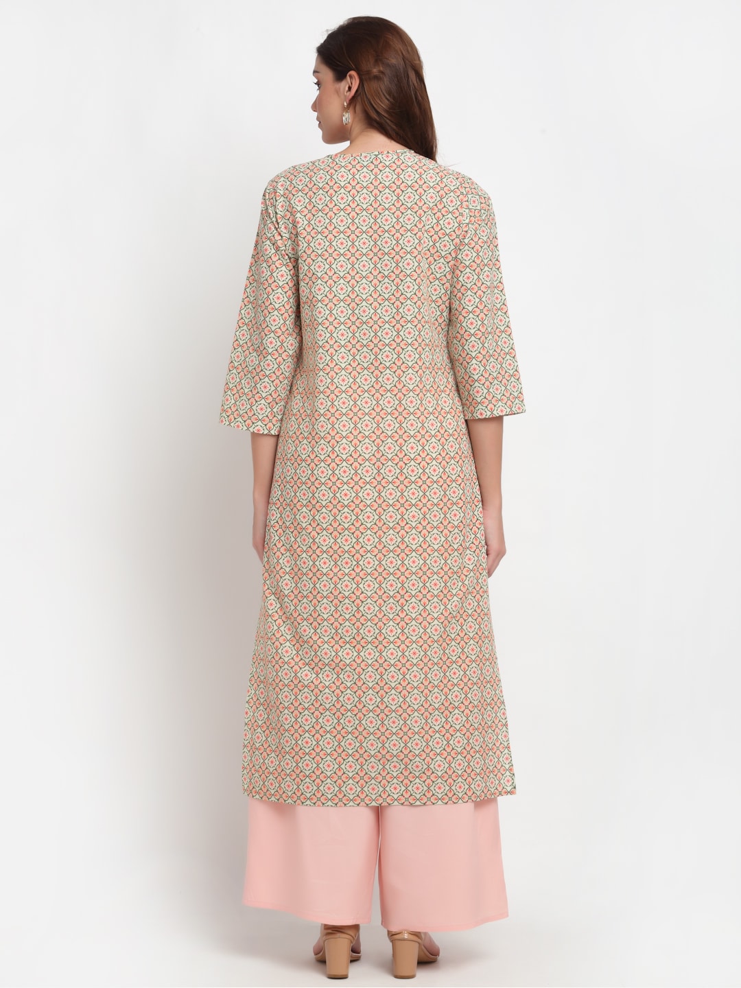 Floral Geometric Kurti