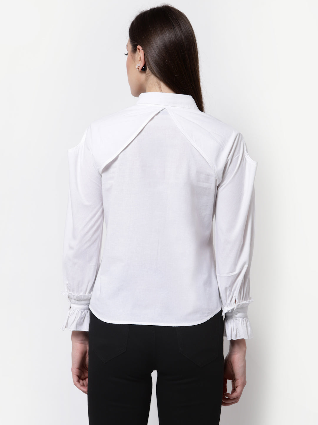 Forward Cold Shoulder Shirt
