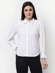 Forward Cold Shoulder Shirt