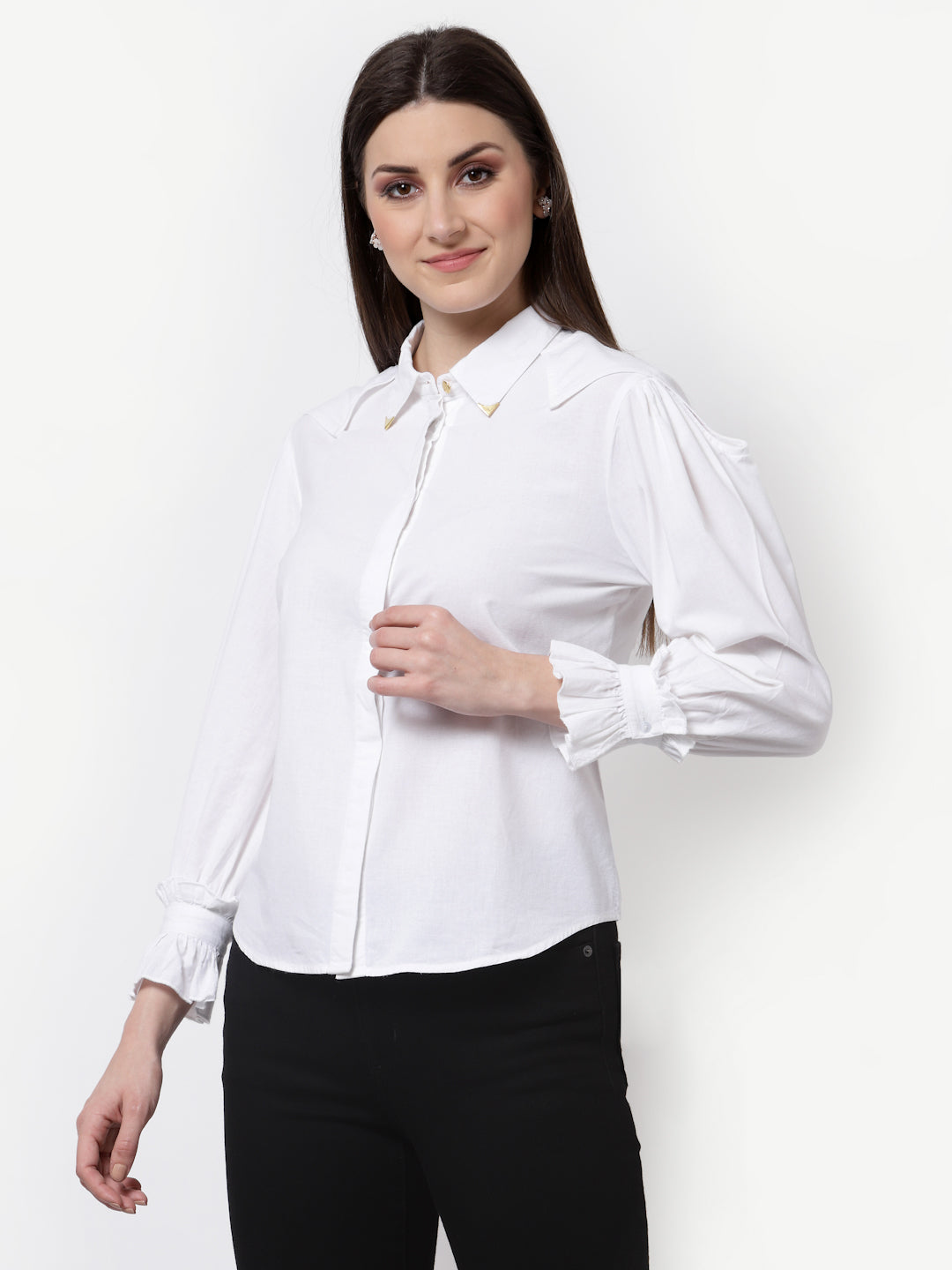 Forward Cold Shoulder Shirt