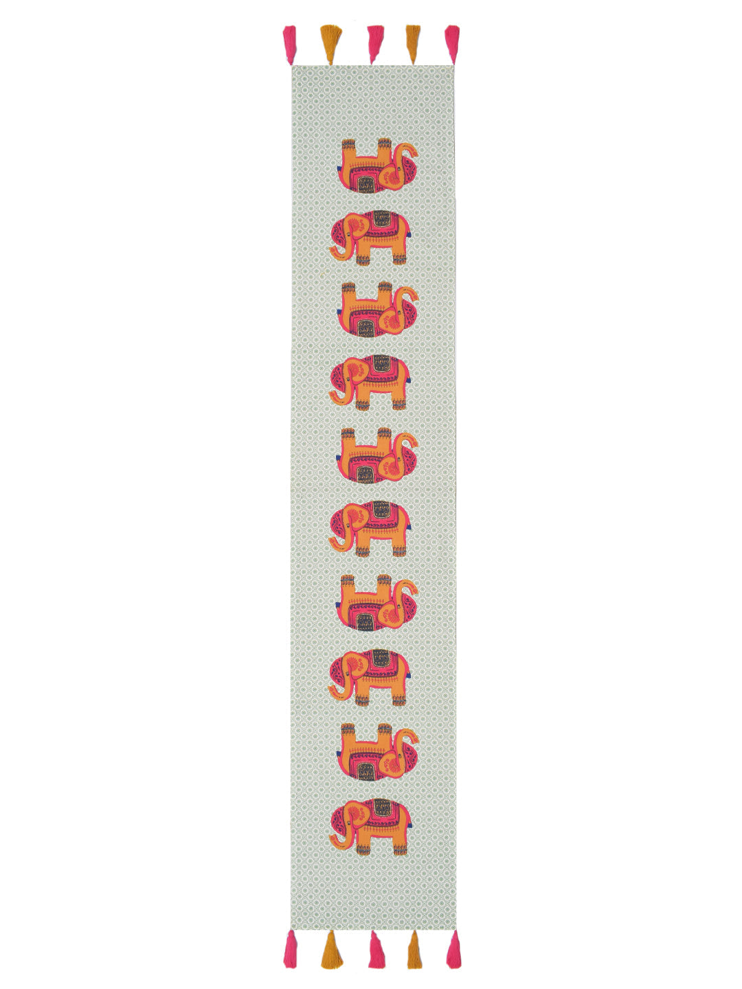 Gaja Cotton Printed 4/6 Seater Table Runner
