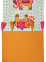 Gaja Cotton Printed 4/6 Seater Table Runner