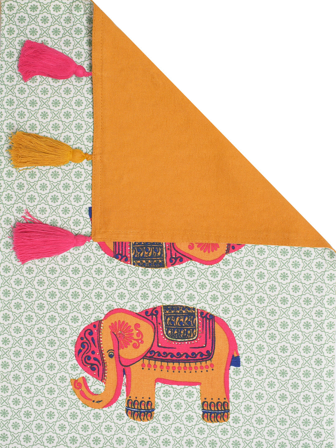 Gaja Cotton Printed 4/6 Seater Table Runner