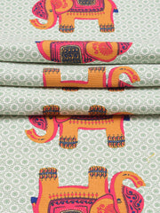 Gaja Cotton Printed 4/6 Seater Table Runner