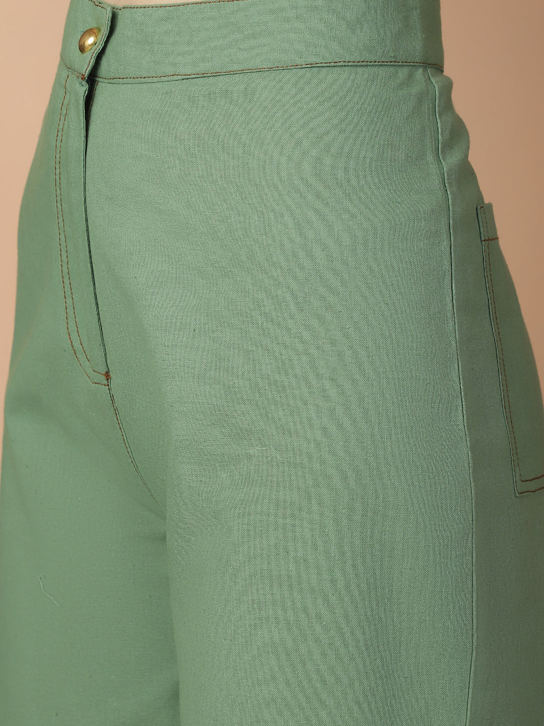 Green Shirt With Trouser Set