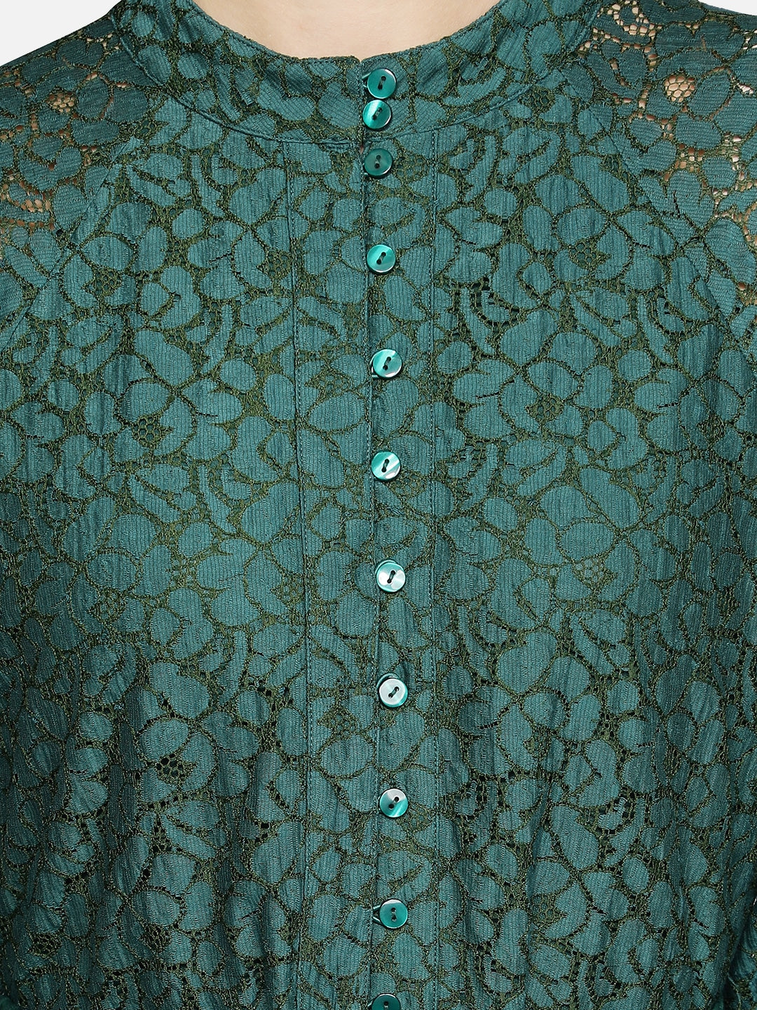 Green Laced Dress