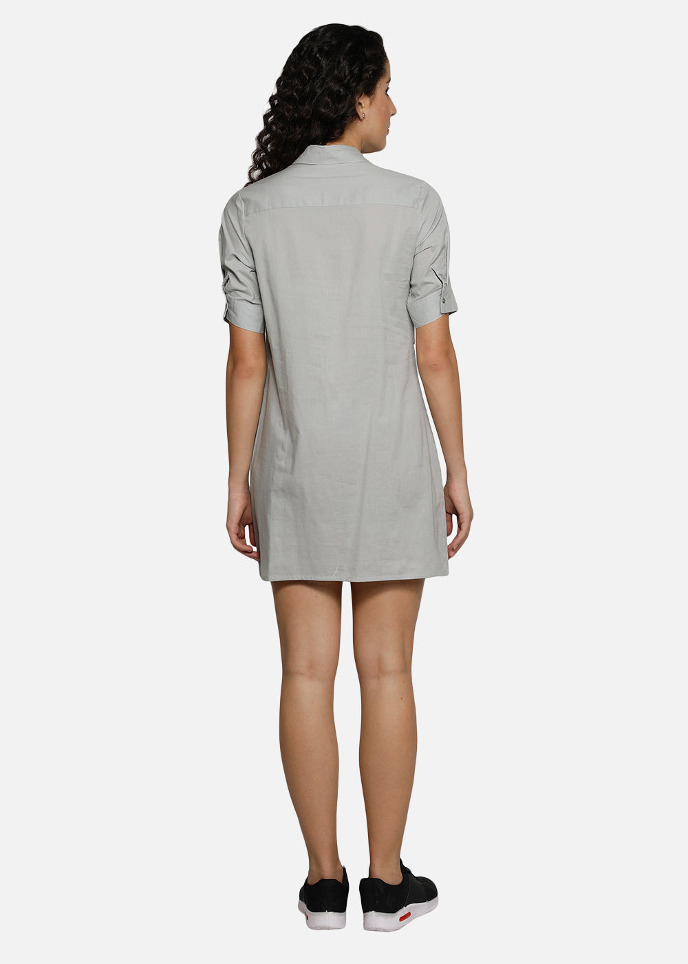 Grey Waistcoat Dress