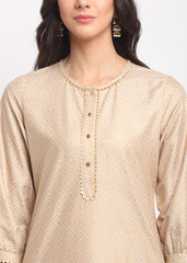 Grid Foil Kurti