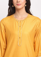 Grid Foil Kurti