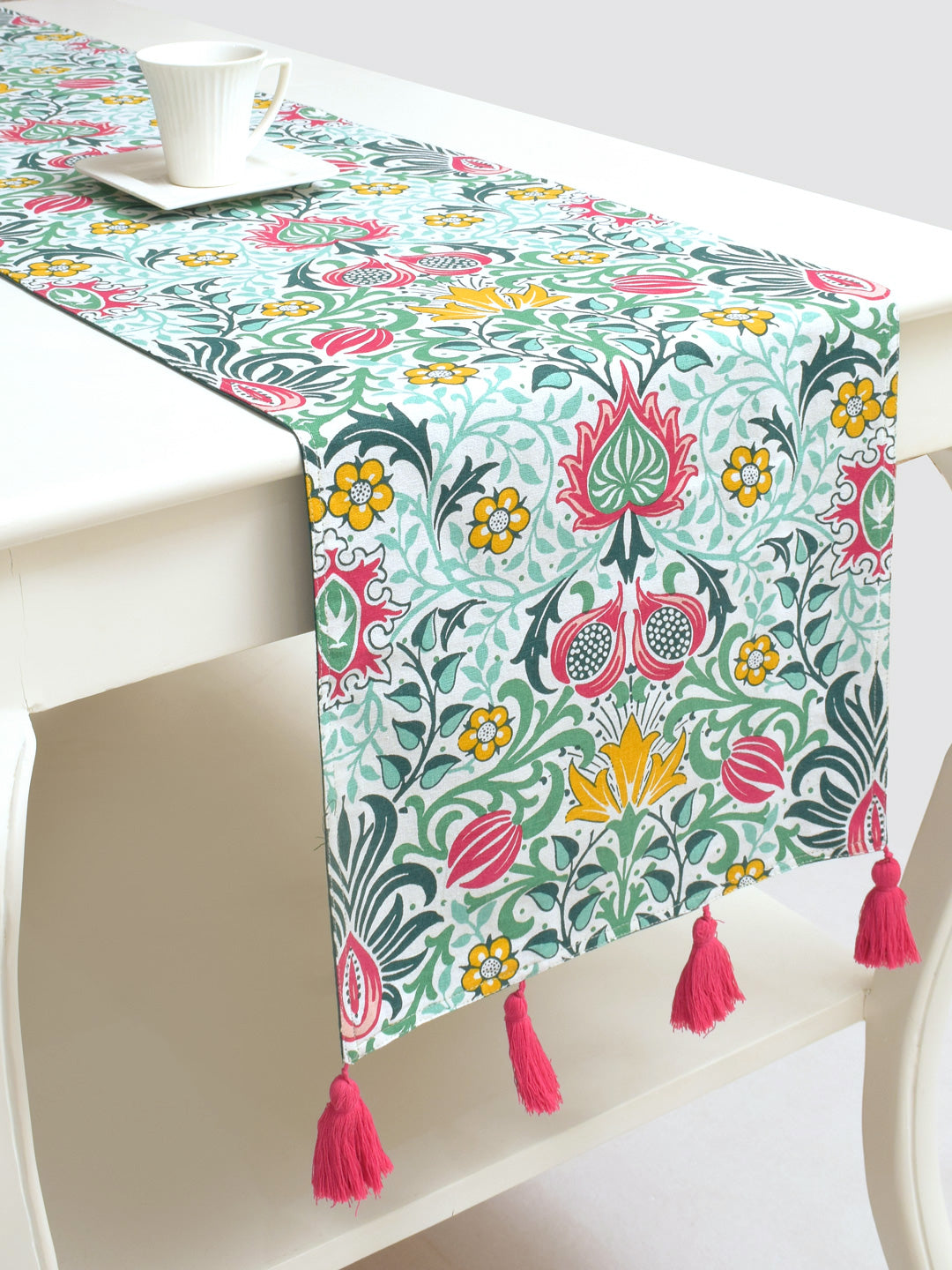 Isla Cotton Printed 4/6 Seater Table Runner
