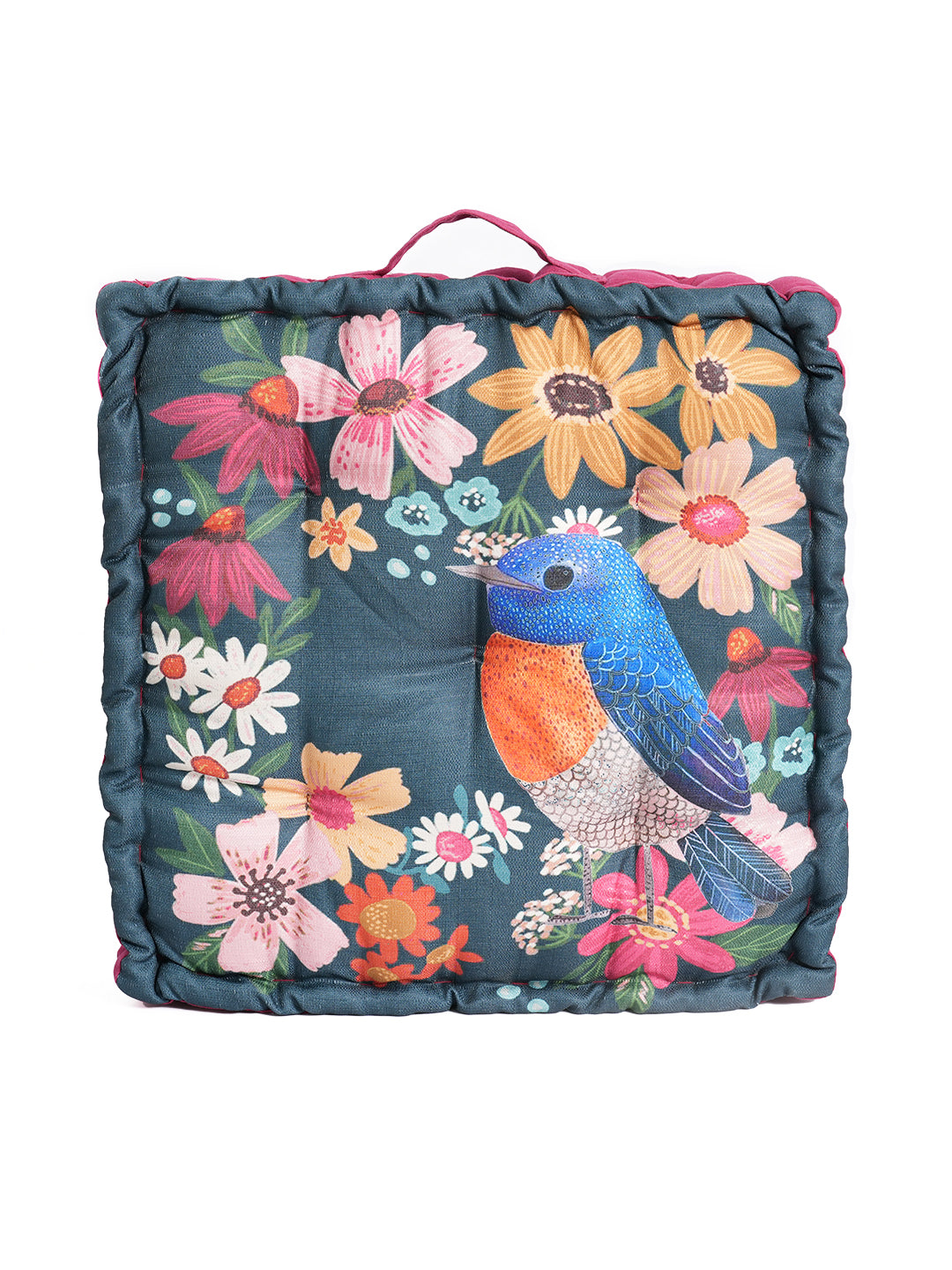 Nightingale Digitally Printed Floor Cushion