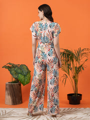 Multi-colored Tropical Jumpsuit