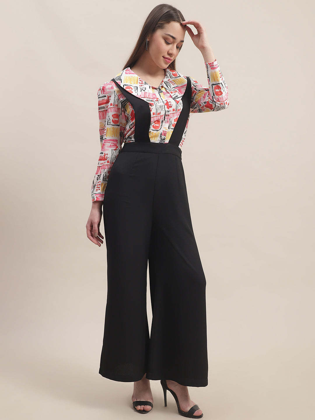 Multicoloured Printed Shirt With Pant Co-Ord Set