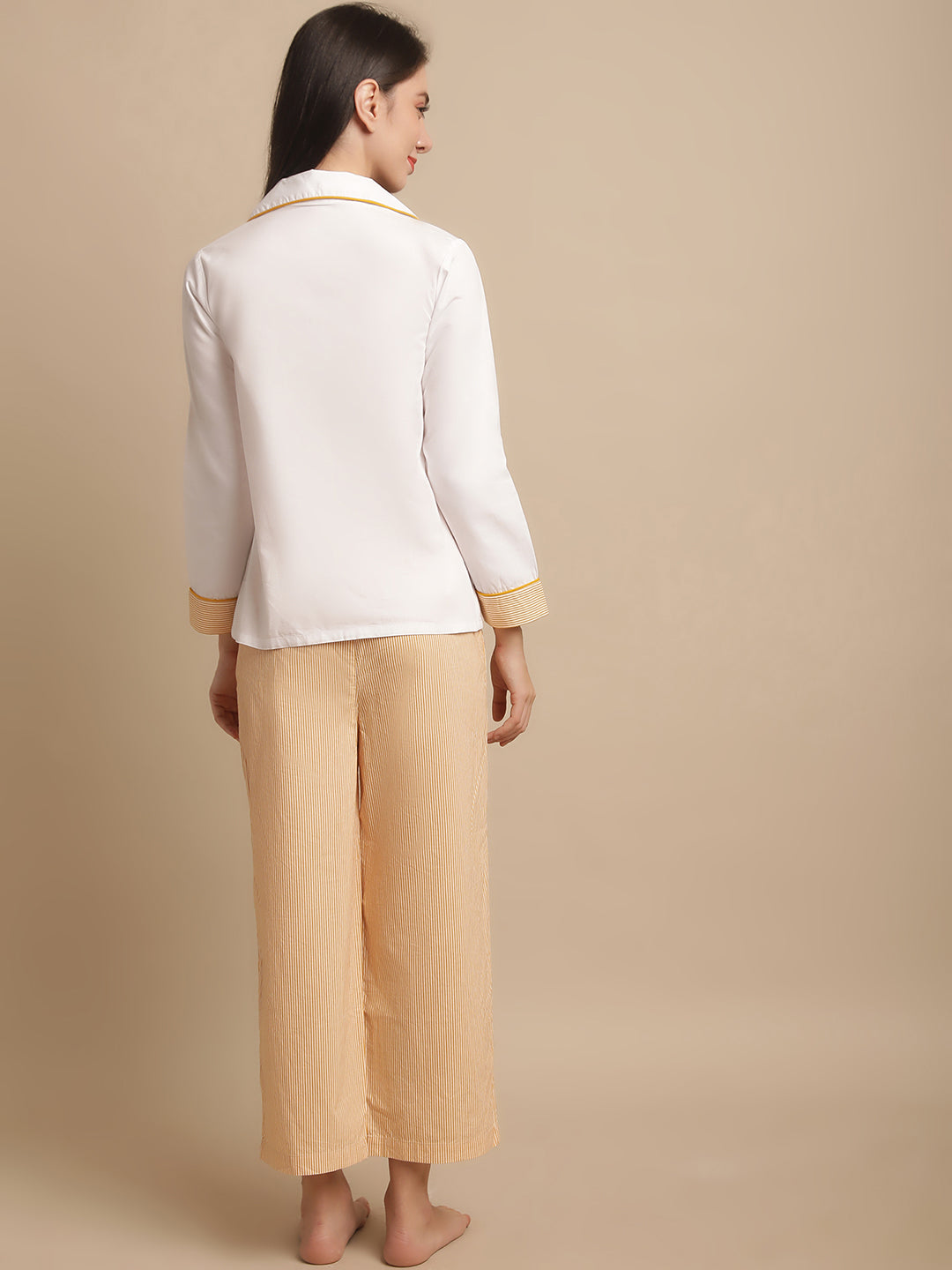 NightSuit With Stripe Printed Lower