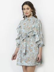 Paisley Print Short Dress