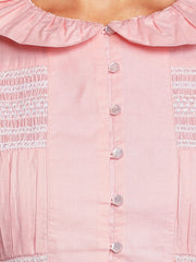 Pink Smocking Dress