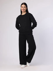 Black Sweatshirt And Trousers