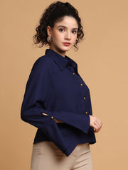 Blue Bell Sleeves Shirt