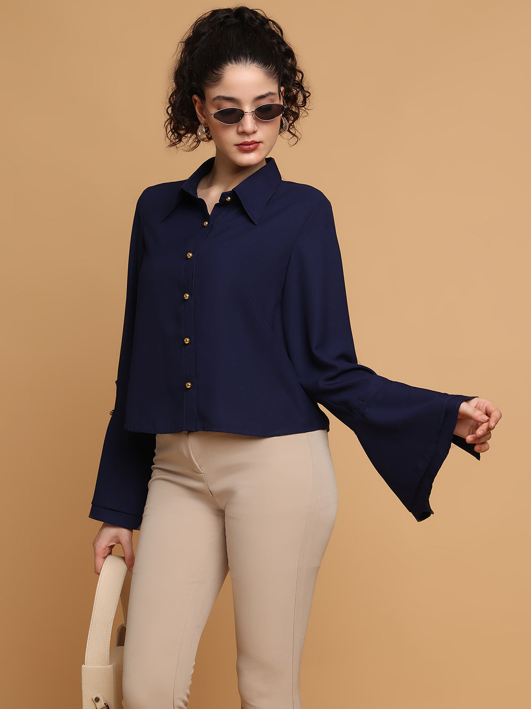 Blue Bell Sleeves Shirt