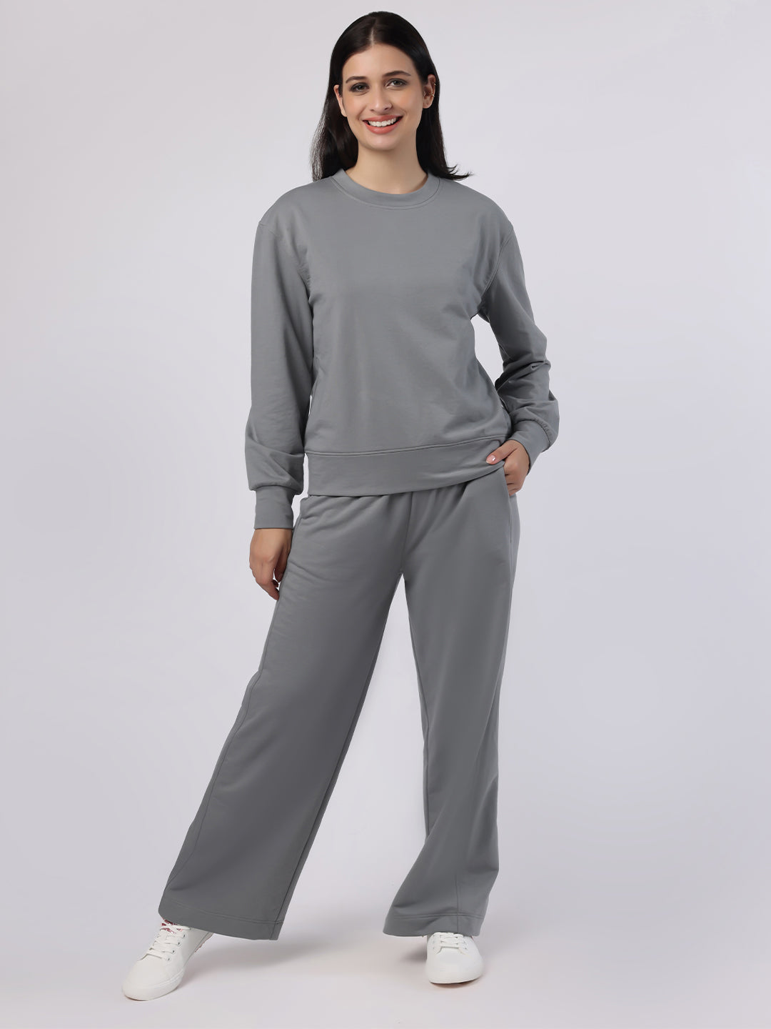 Grey Sweatshirt And Trousers