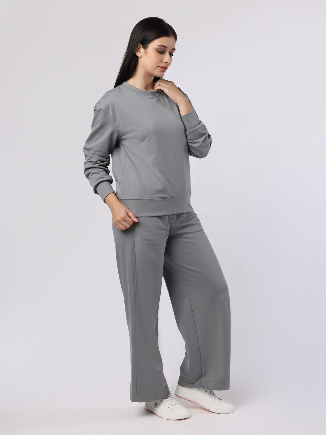 Grey Sweatshirt And Trousers