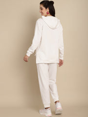 Sequinned Hoodie Sweatshirt With Jogger