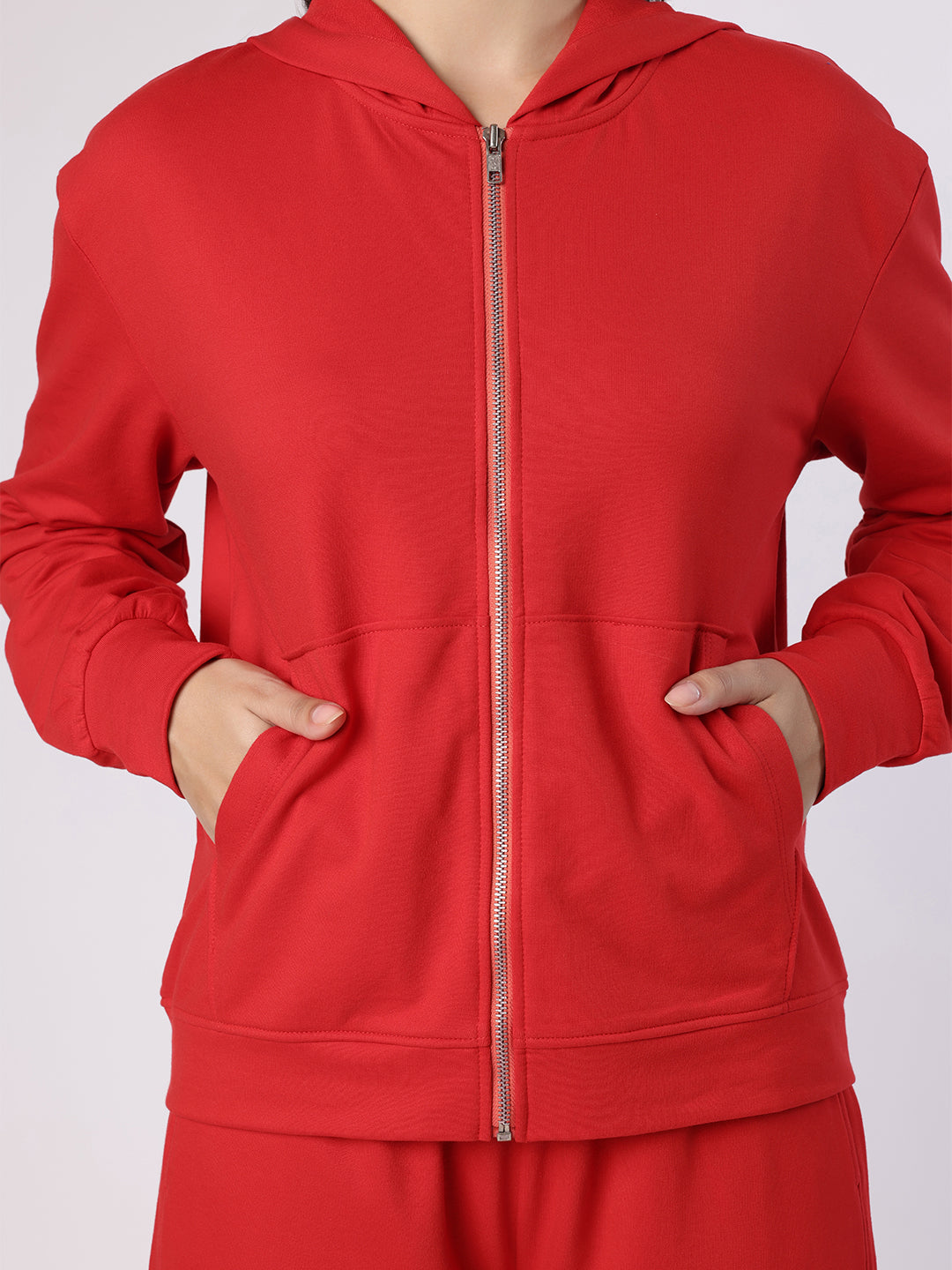 Red Hoodie With Trousers