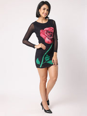 Rose Bodycon Dress