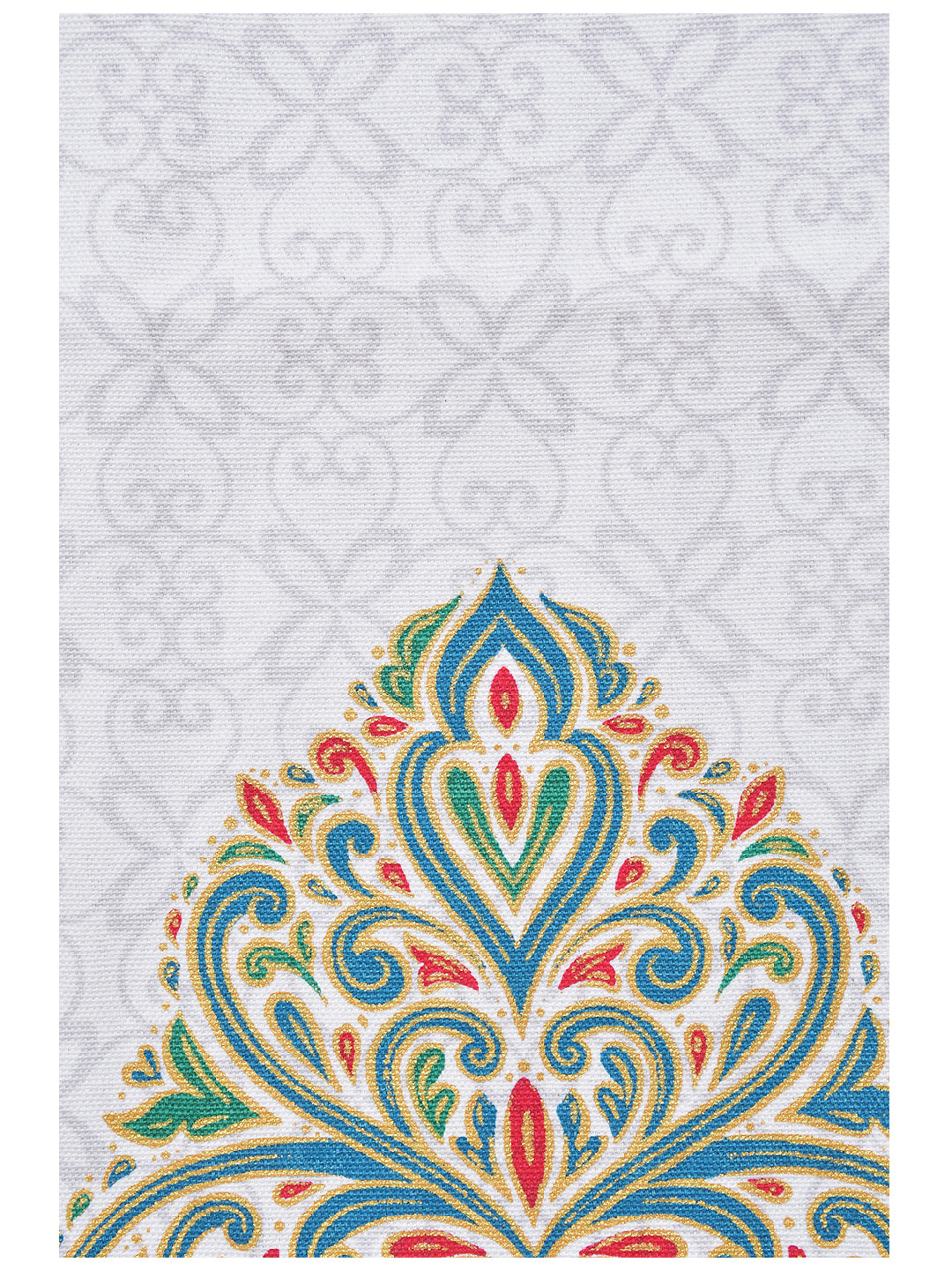 Rounak 100% Cotton Multicoloured 4/6 Seater Table Runner
