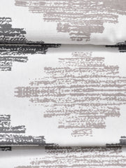 Kohinoor 100% Cotton Grey 4/6 Seater Table Runner