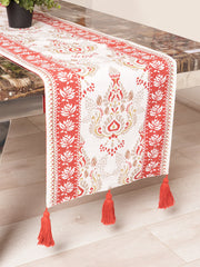 Gerua Cotton Table Runner with 6 Matching Placemats