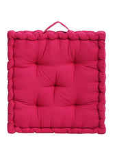 Set of 2 Pink & Green Matlas Floor Cushion