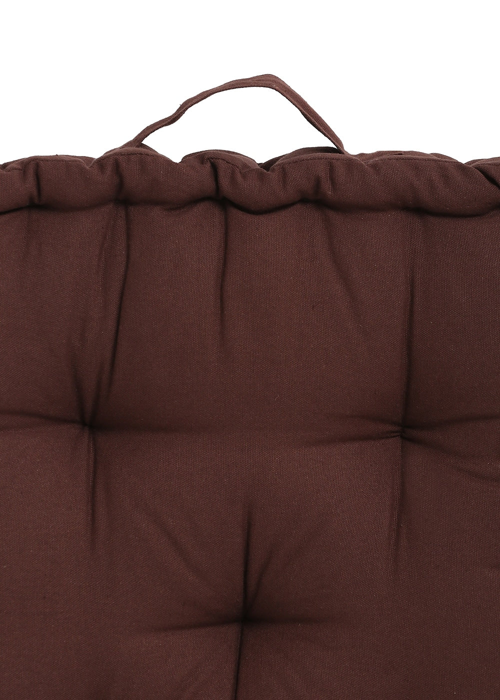 Set of 2 Brown & Beige Matlas Floor Cushion