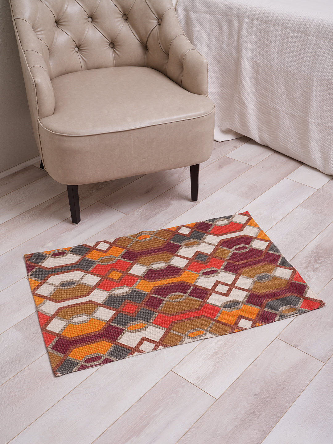 Jharokha Printed 60X90 Cm Cotton Rugs