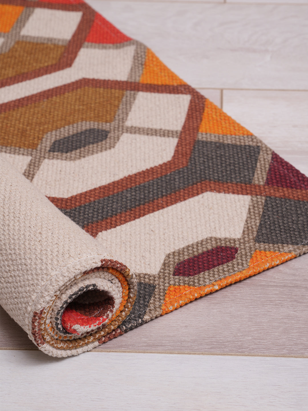 Jharokha Printed 60X90 Cm Cotton Rugs