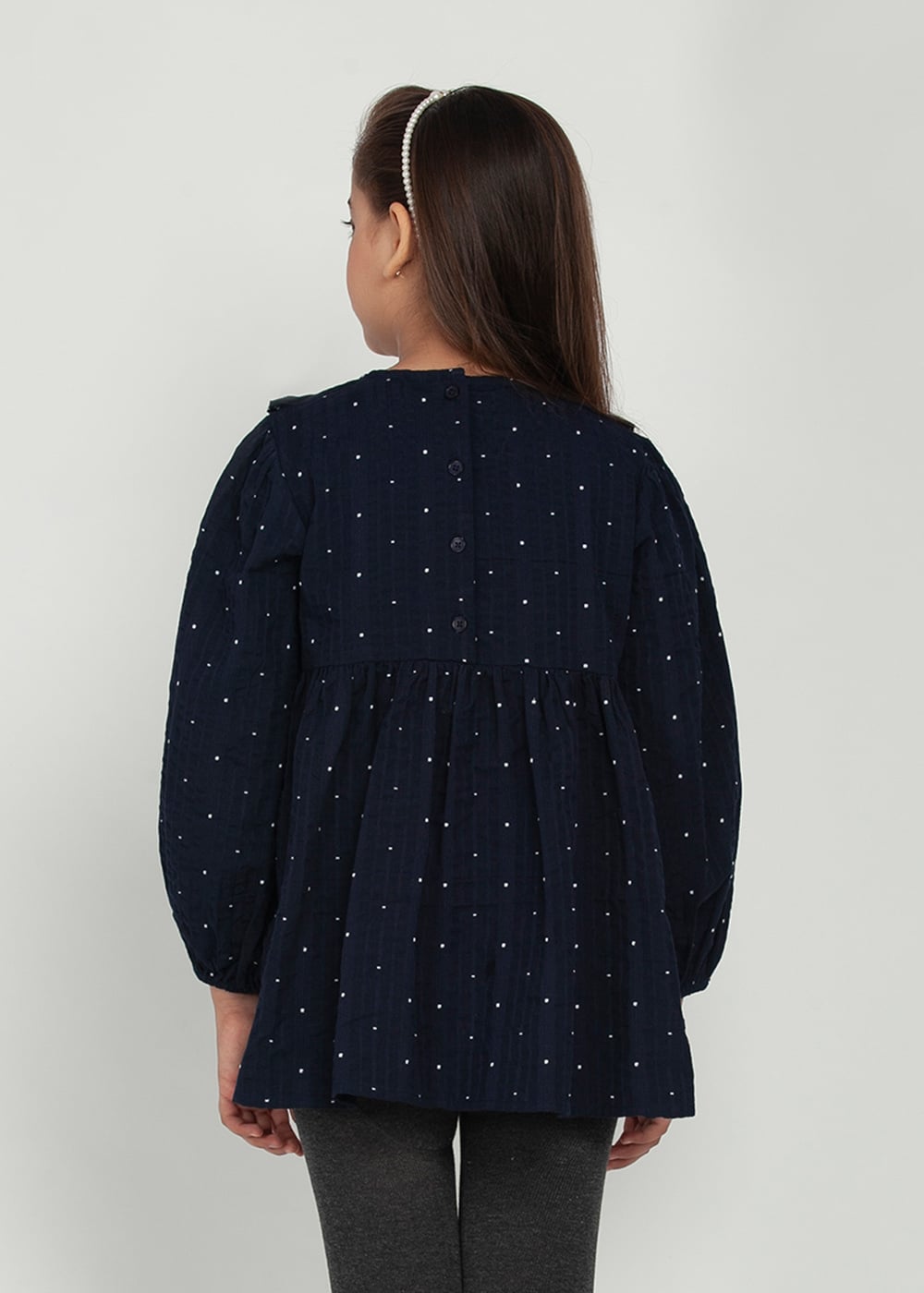 Blue Embroidered Tunic